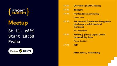 Praha [CDN77]: Passkeys 101, CI pipeline pro monorepa, Umění retrospektivy času