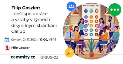 Filip Goszler: Lepší spolupráce a vztahy v týmech díky silným stránkám Gallup