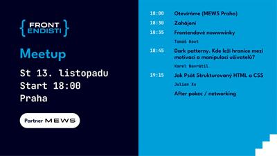 Praha [MEWS]: Nowwwinky, Dark patterns, Strukturovaný HTML a CSS