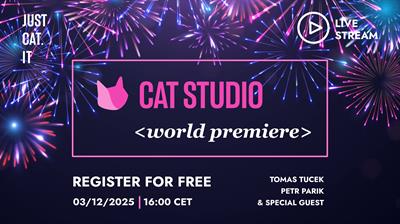 CAT Studio World Premiere (live stream) &  Get Inspired: Data Testing Use Cases 