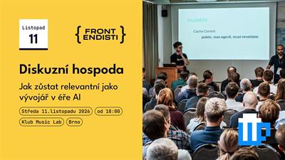 Brno [🍺]: Jak zůstat relevantní jako vývojář v éře AI