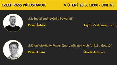 Možnosti auditování v Power BI & Měření efektivity Power Query funkcí a dotazů